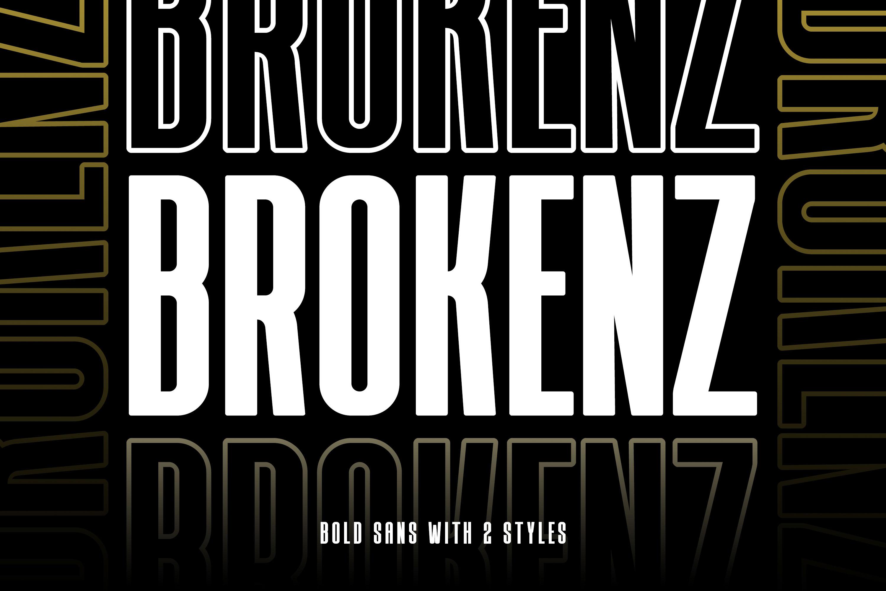 Brokenz Font
