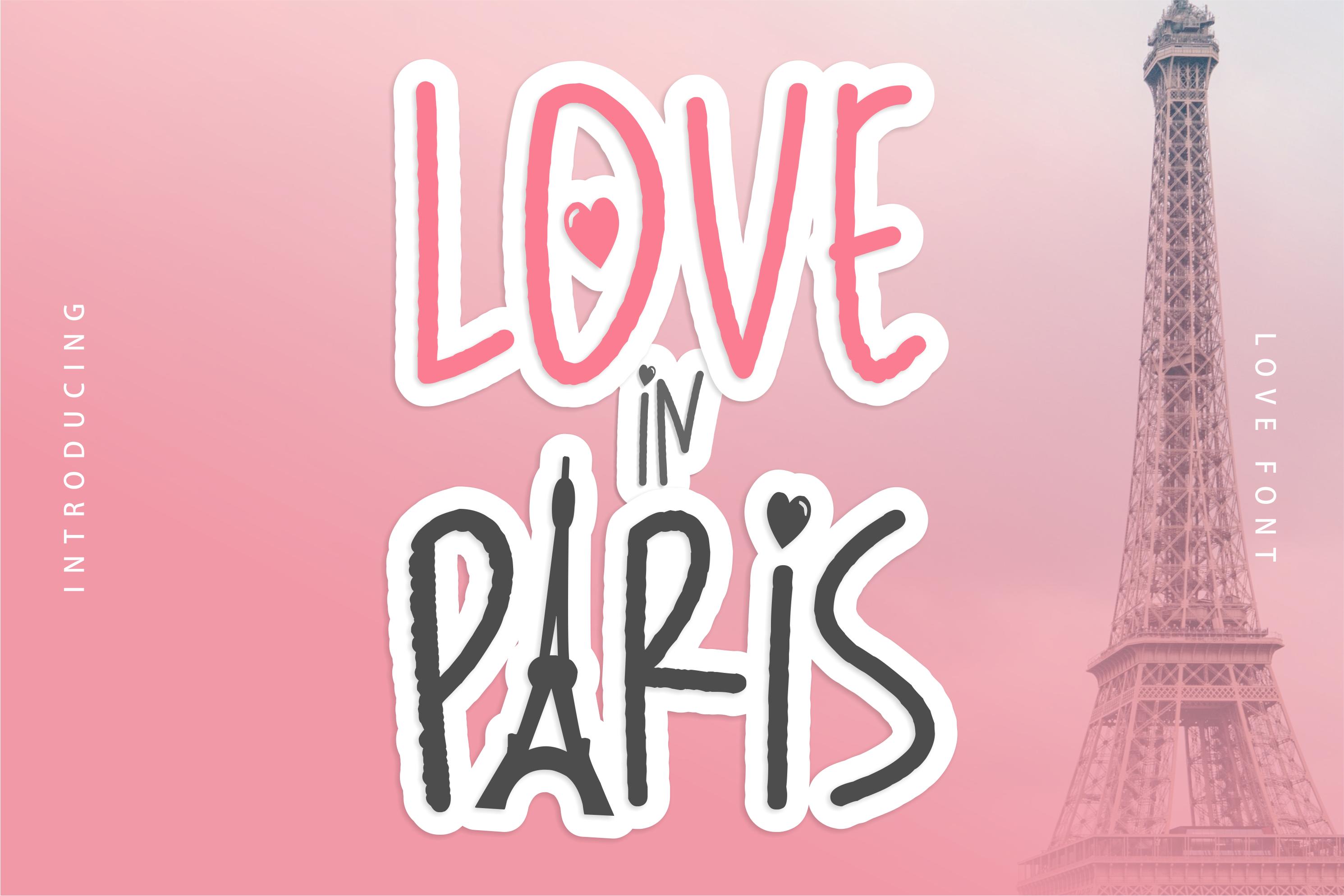 Love in Paris Font