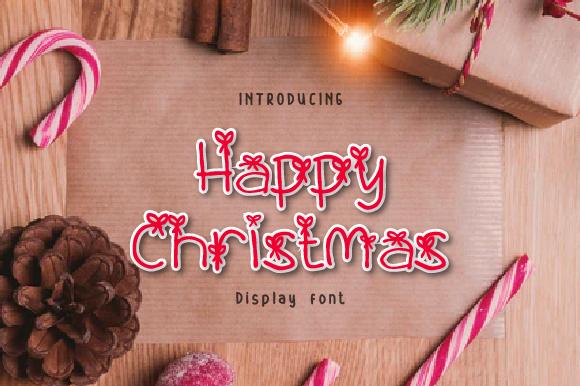 Happy Christmas Font