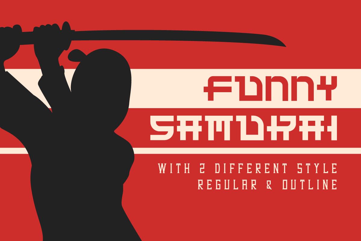 Funny Samurai Font