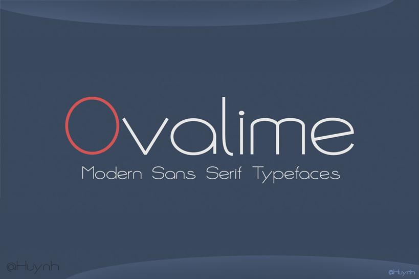 Ovalime Font