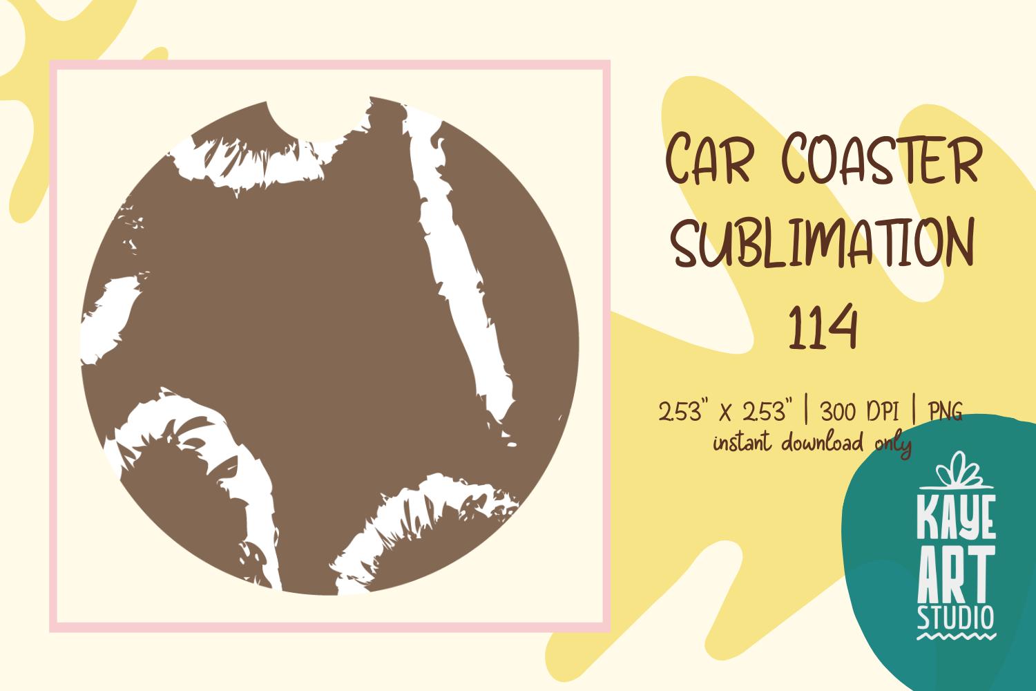 Car Coaster Sublimation PNG 114