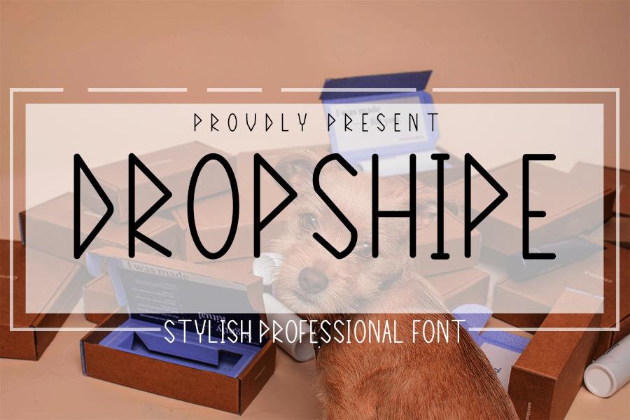 Dropshipe Font