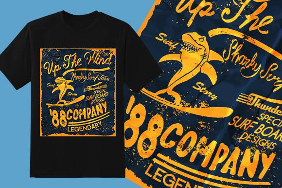Surfing T-Shirt Design