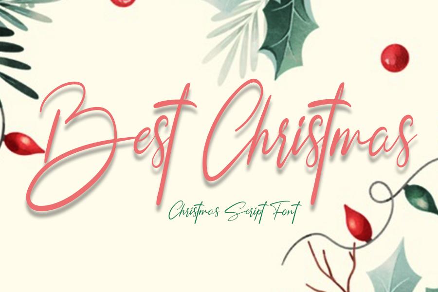 Best Christmas Font