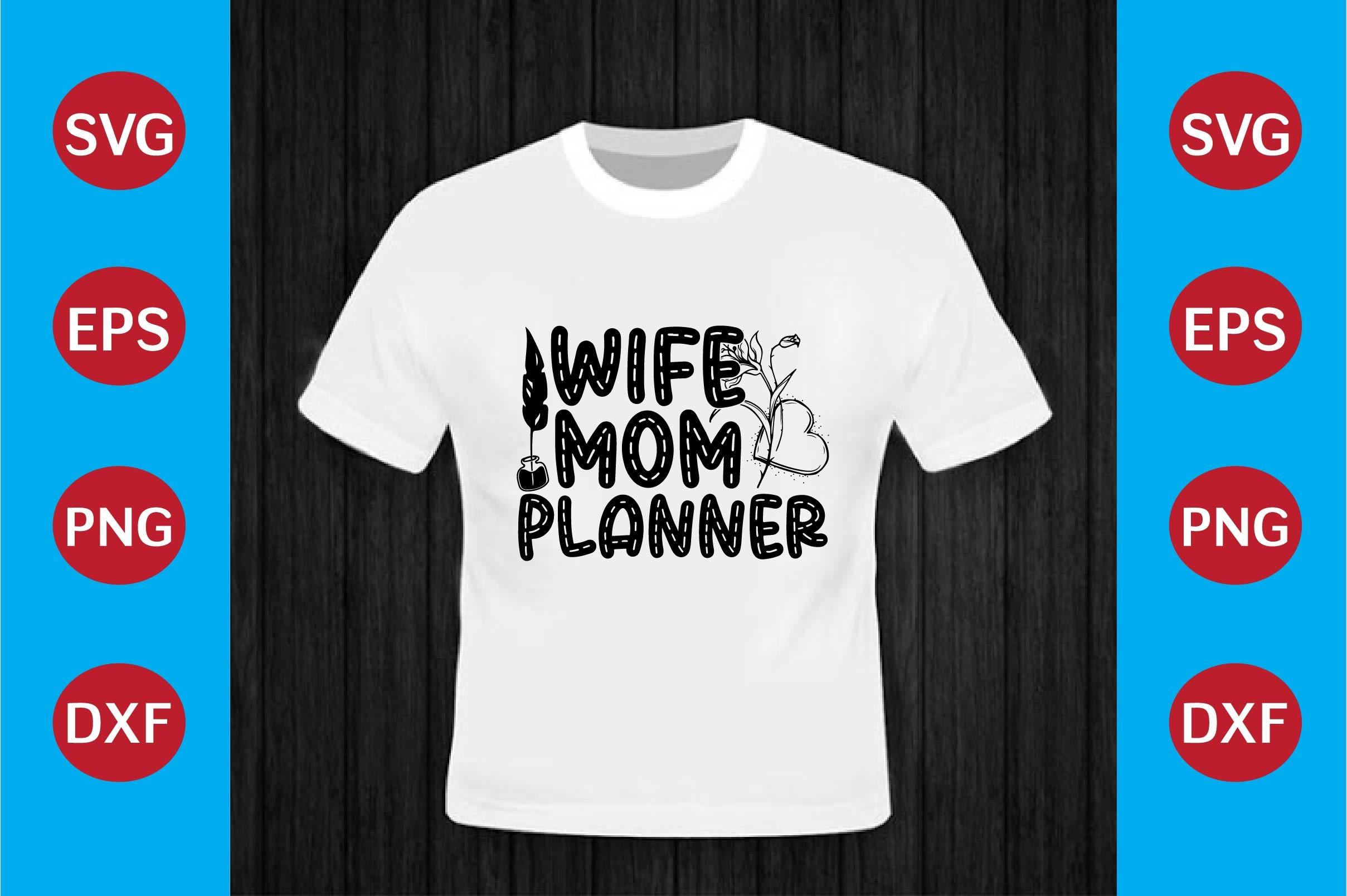 PLANNER SVG DESIGN  Wife Mom Planner