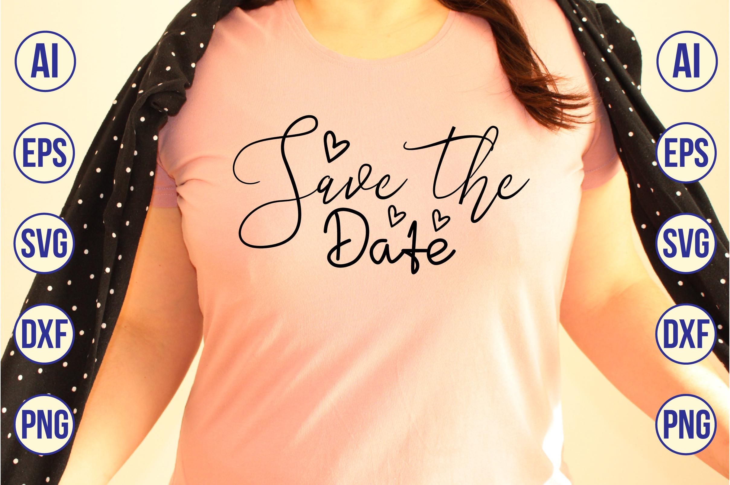 Save the Date Svg