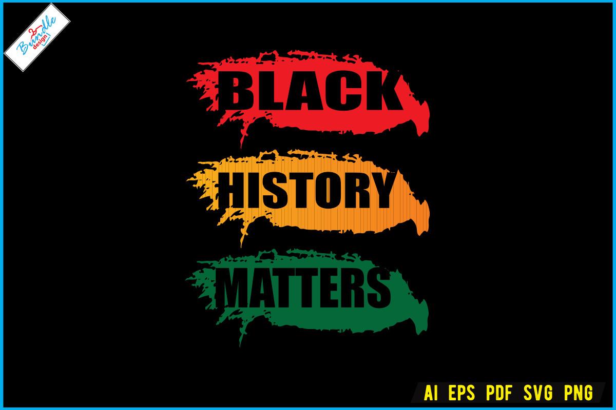 Black History T-Shirt Design