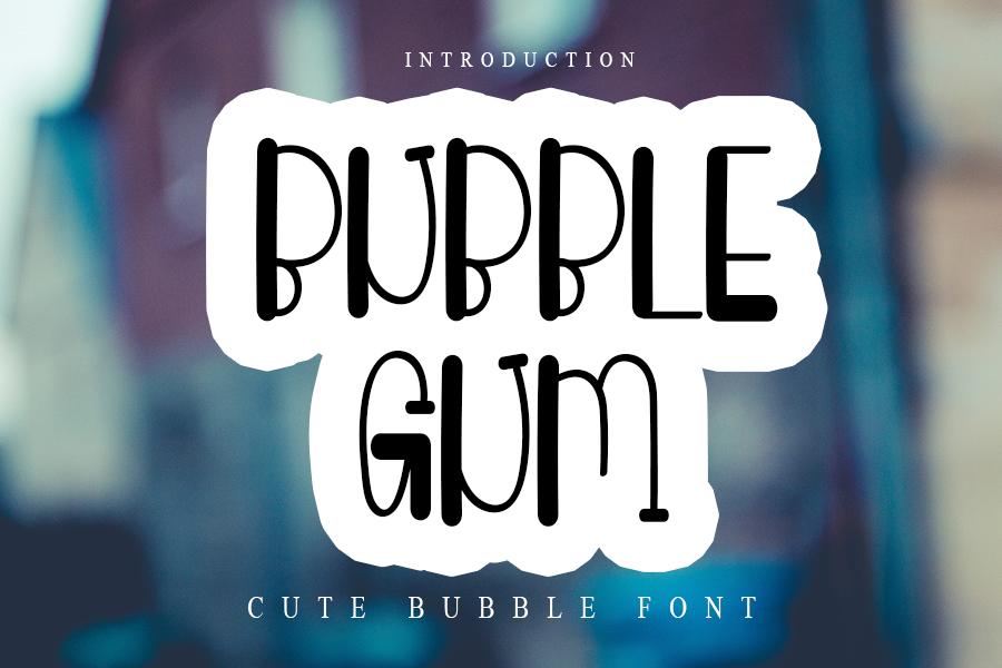Bubble Gum Font