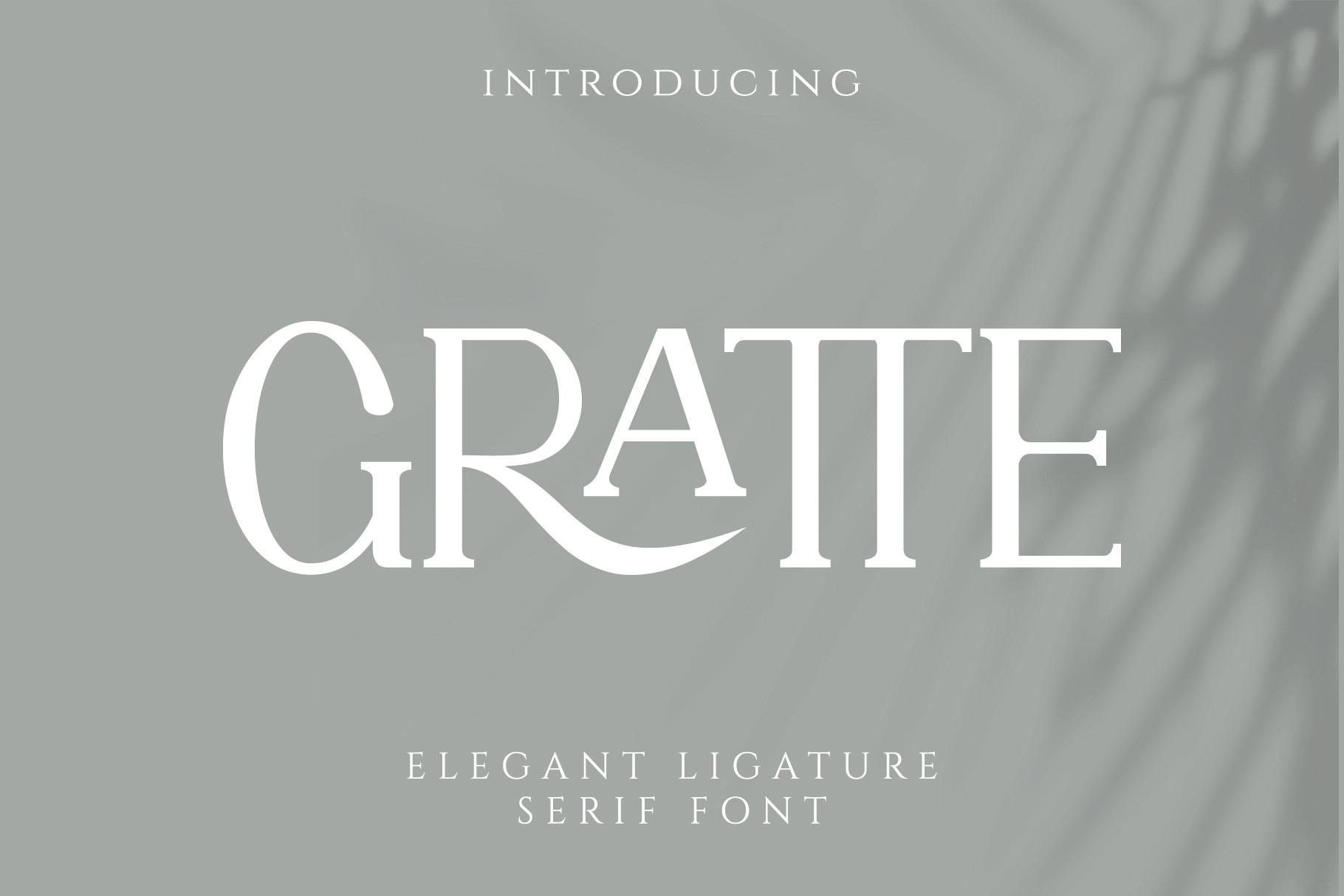 Gratte Font