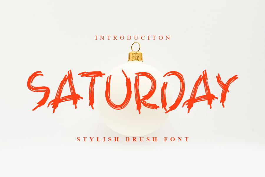Saturday Font