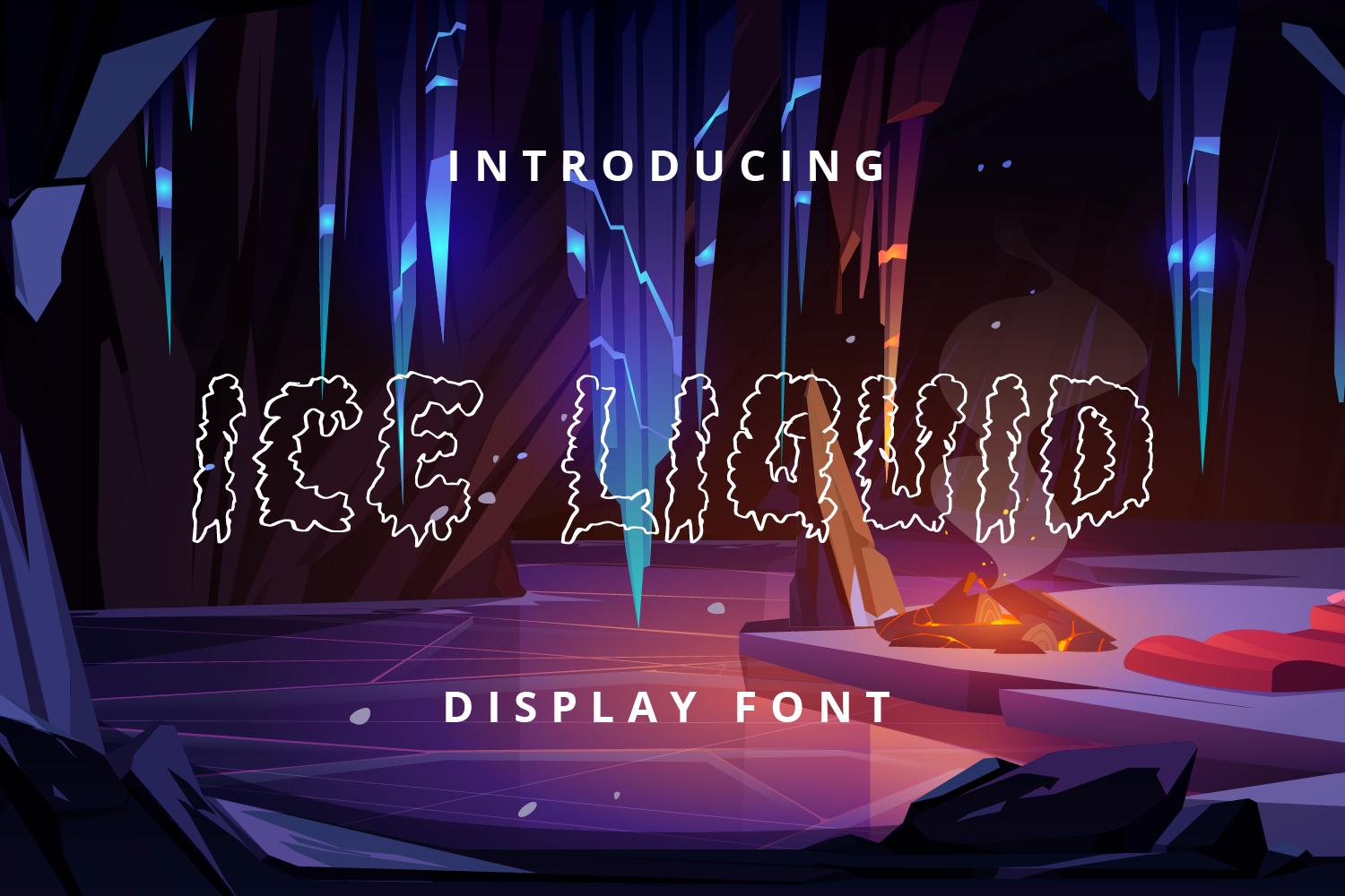 Ice Liquid Font