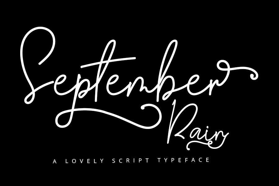 September Rain Font