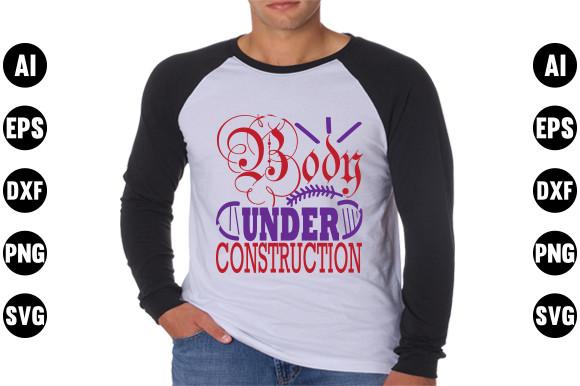 Gym  Svg Design, Body Under Construction