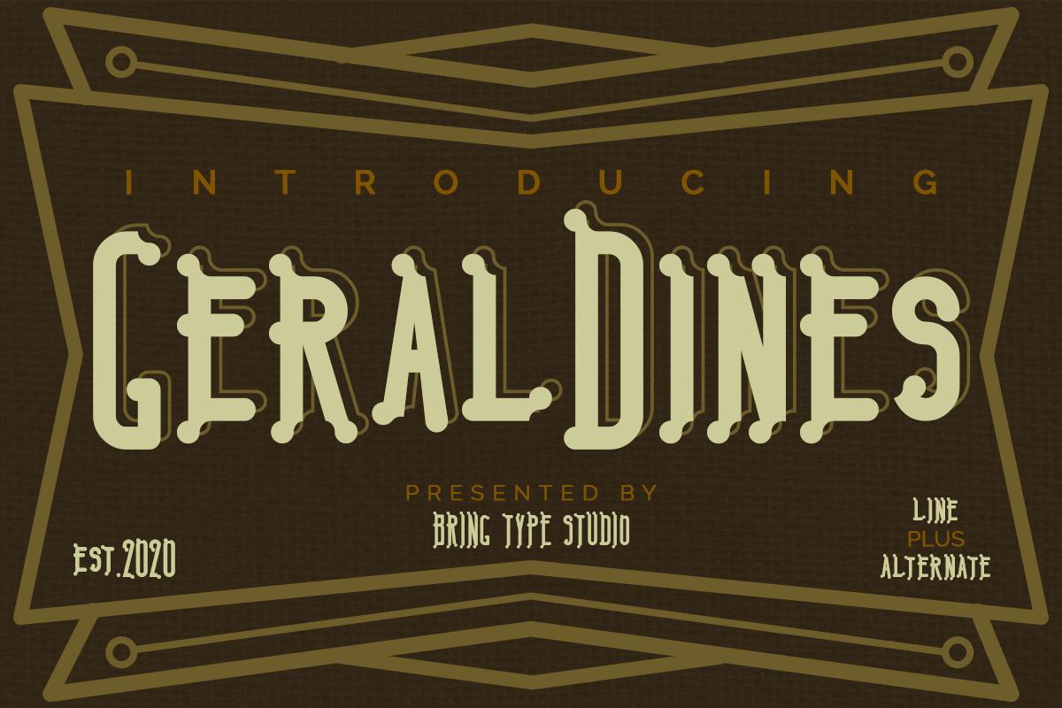 Geraldines Font