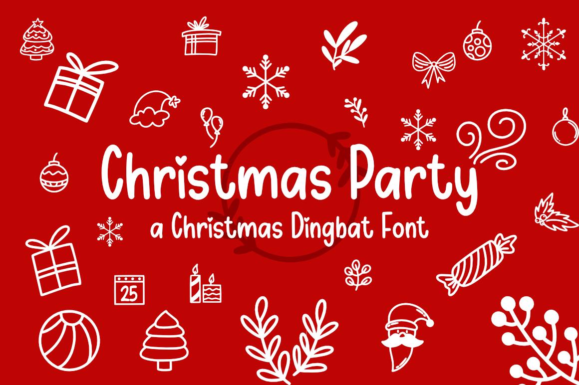 Christmas Party Font