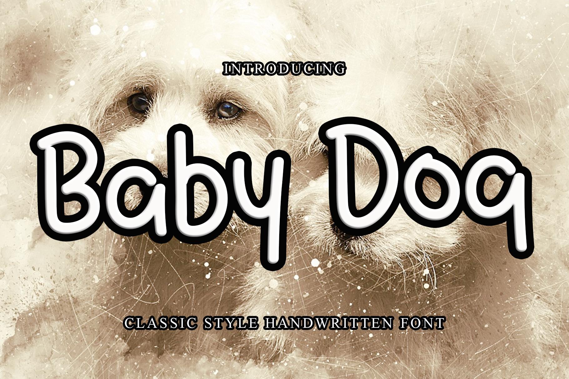 Baby Dog Font