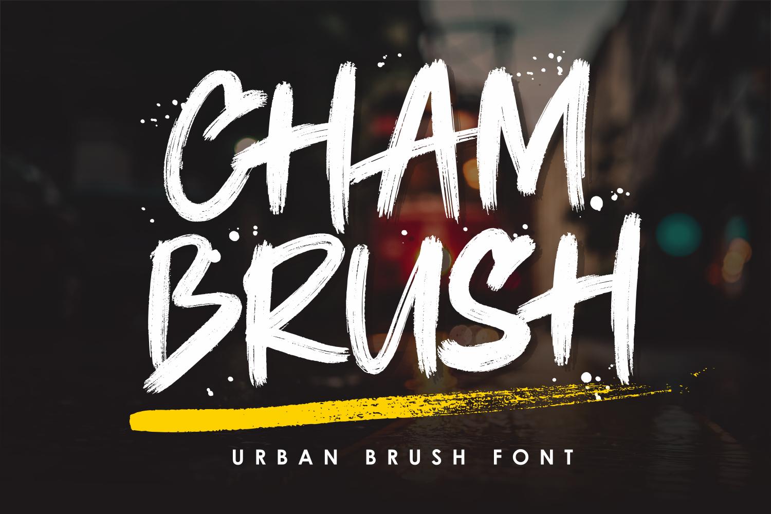 Chambrush Font