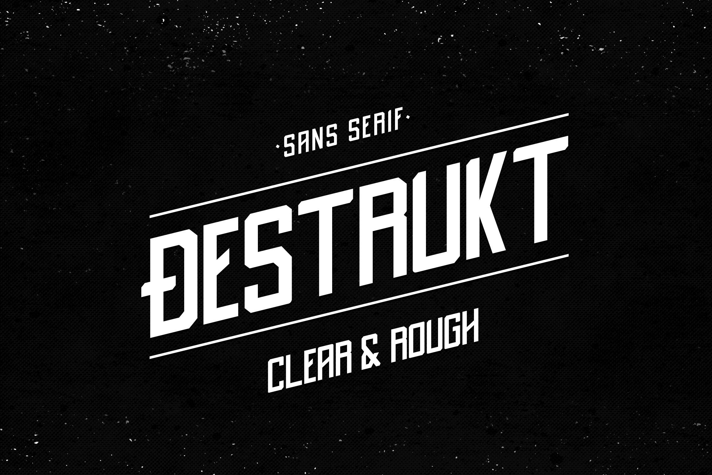 Destrukt Font