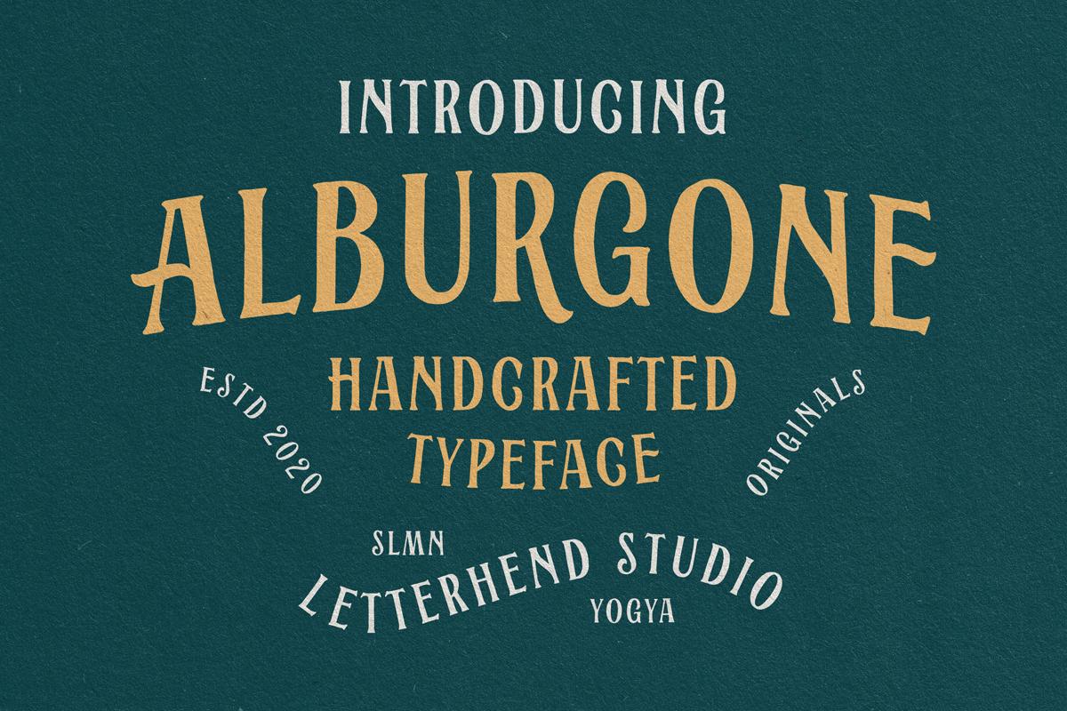 Alburgone Font