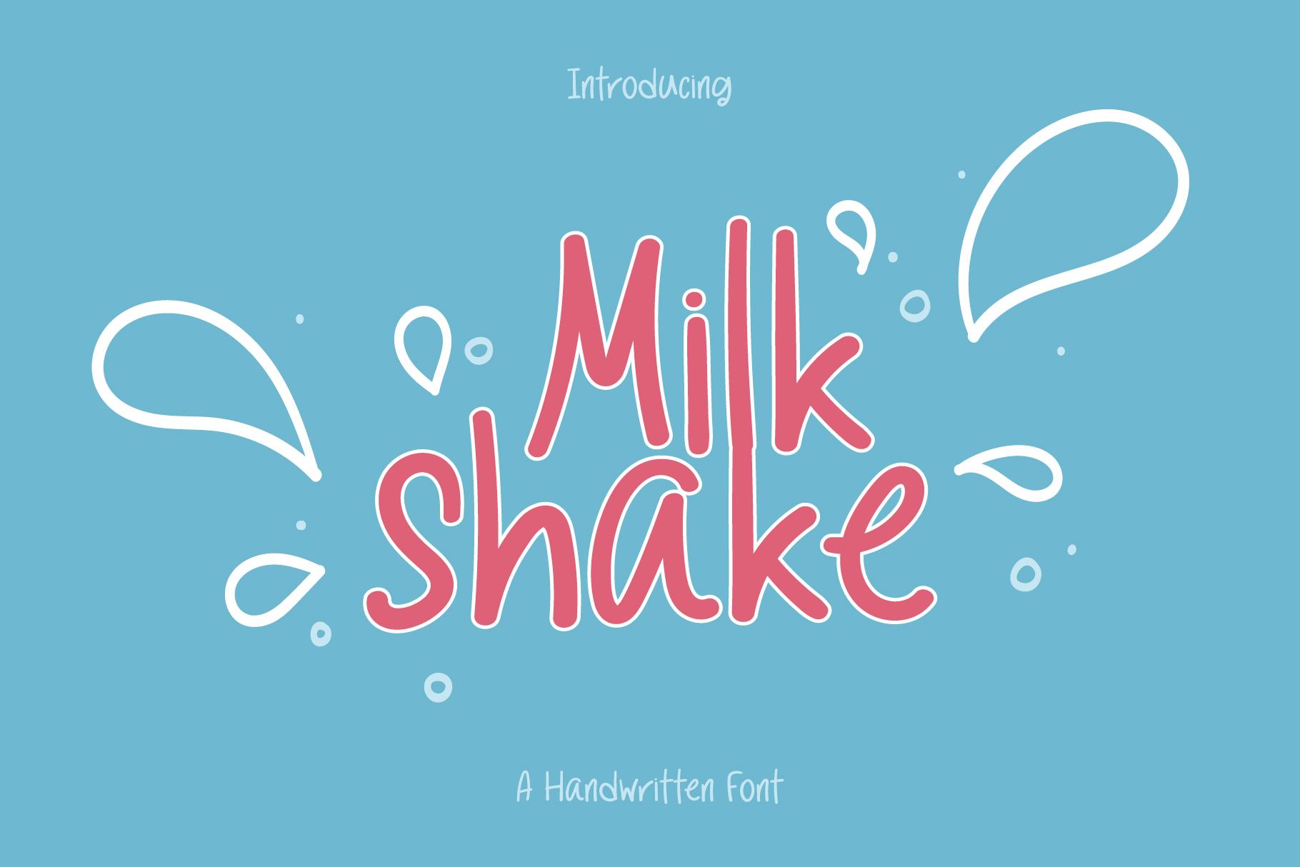 Milkshake Font