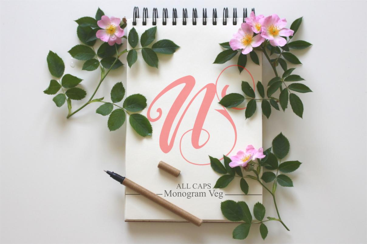Monogram Veg Font