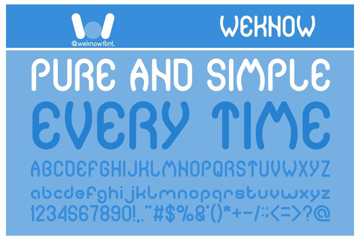 Pure and Simple Every Time Font