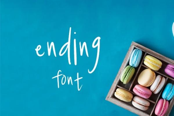 Ending Font