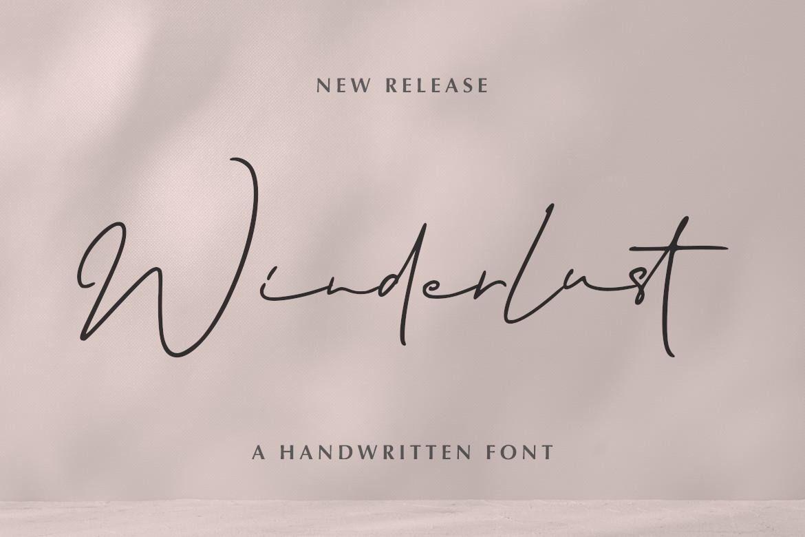 Winderlust Font