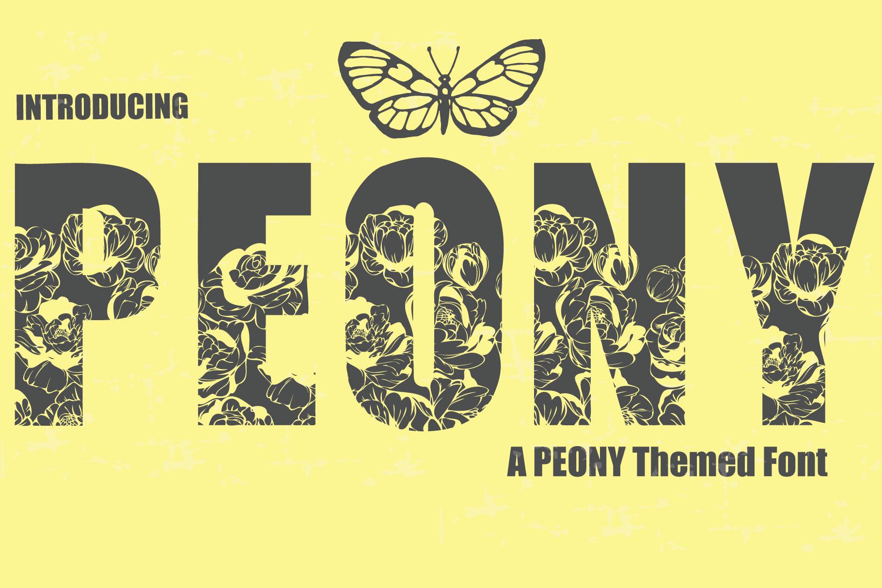 Peony Font