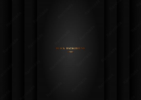 Black Shiny Layer Lines Background