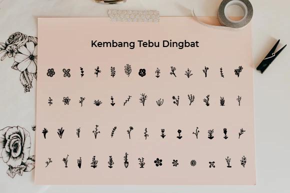 Kembang Tebu Font