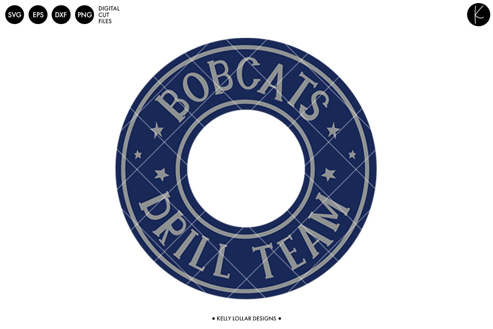 Bobcats Drill Team Star Monogram