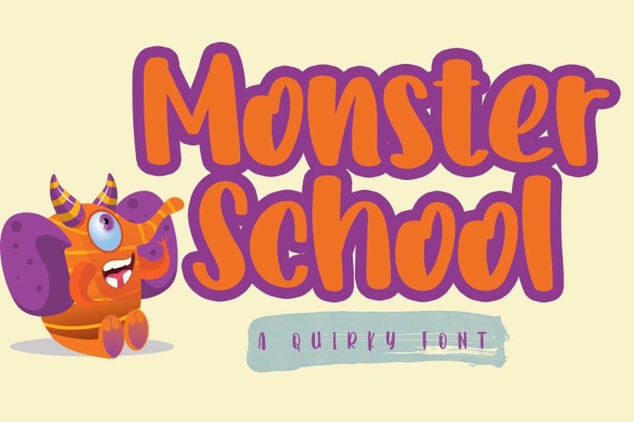 Monster School Font