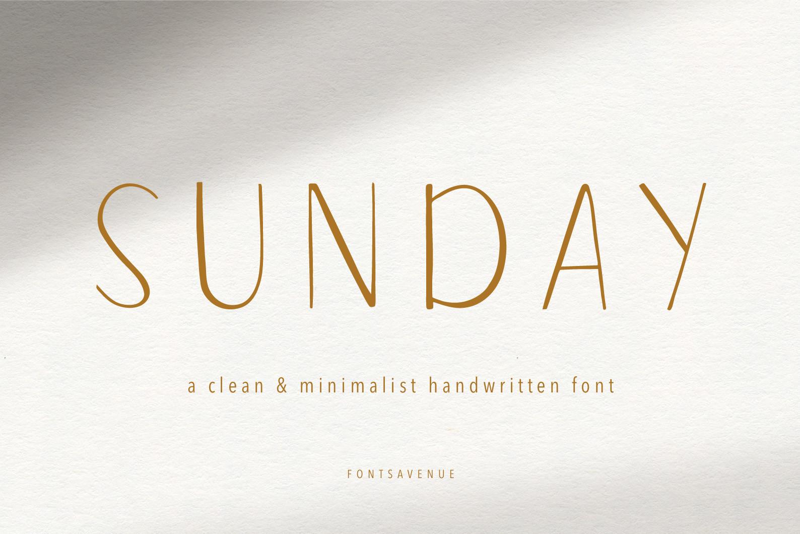 Sunday Font