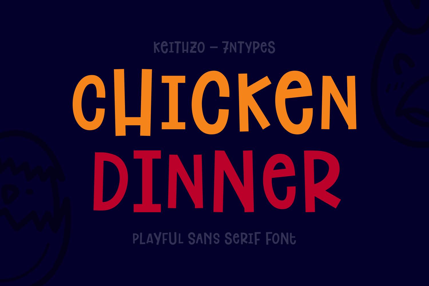 Chicken Dinner Font