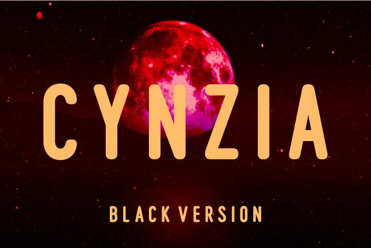 Cynzia Black Font