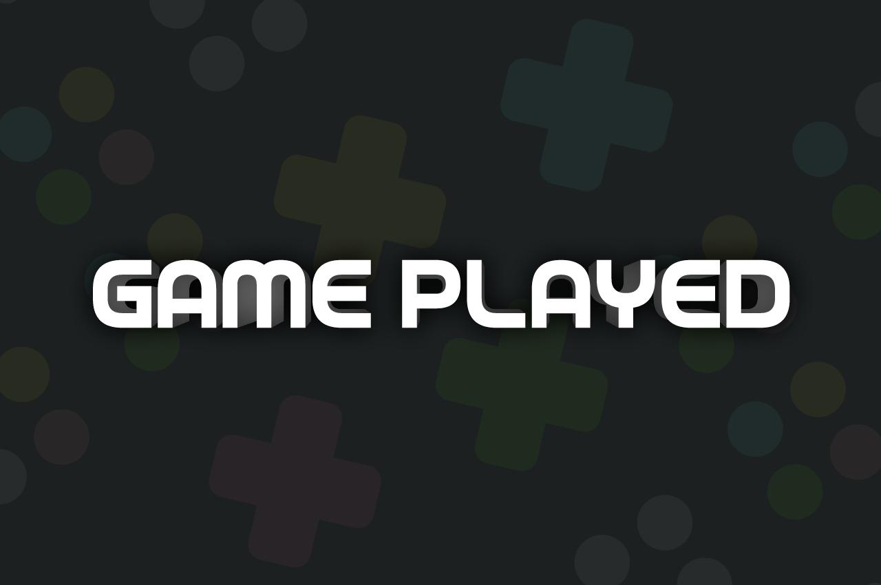 Game Played Font