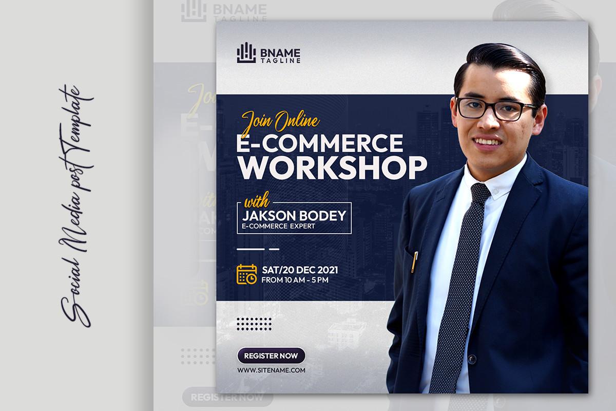 Ecommerce Workshop Social Media Post