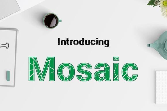 Mosaic Font