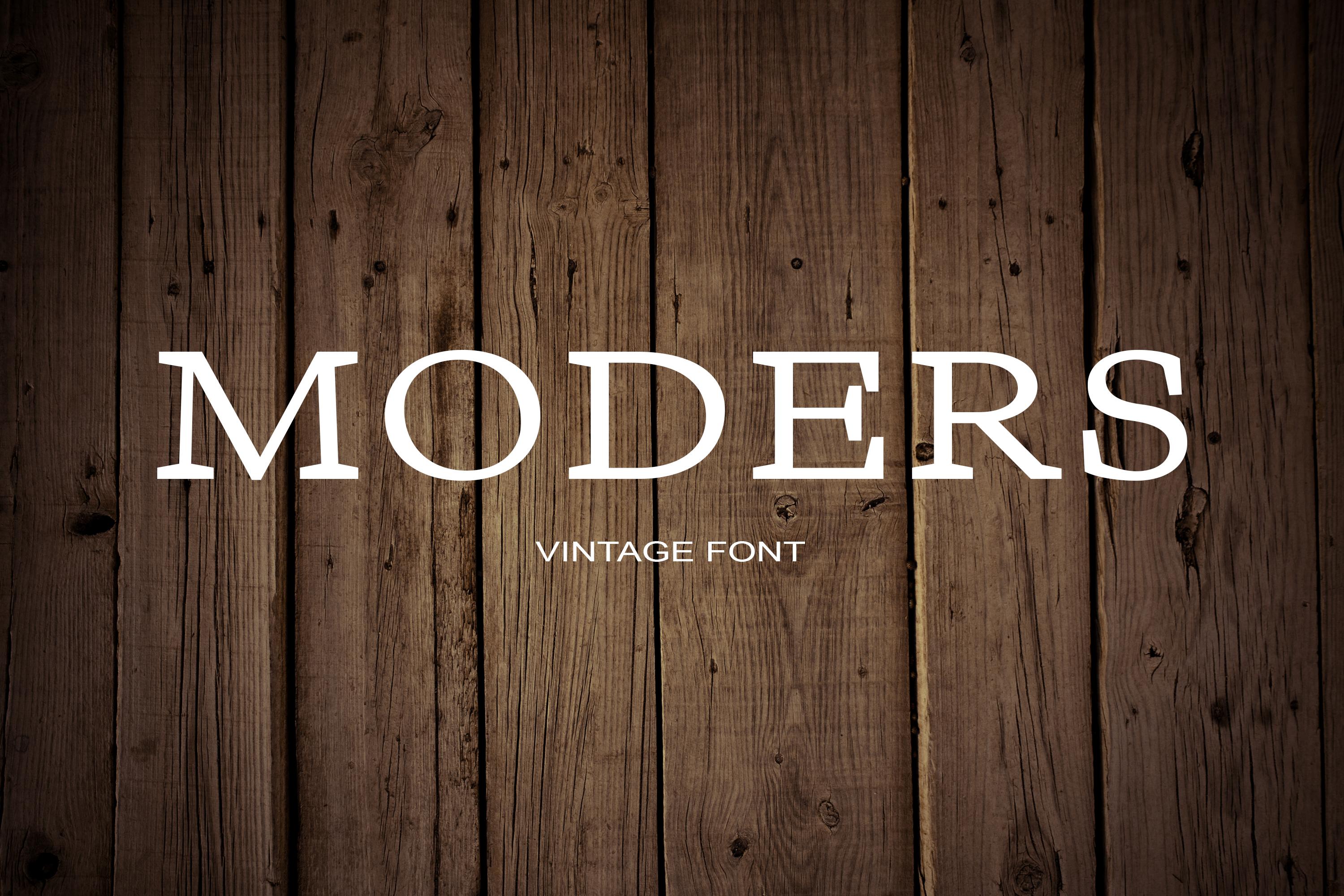 Moders Font