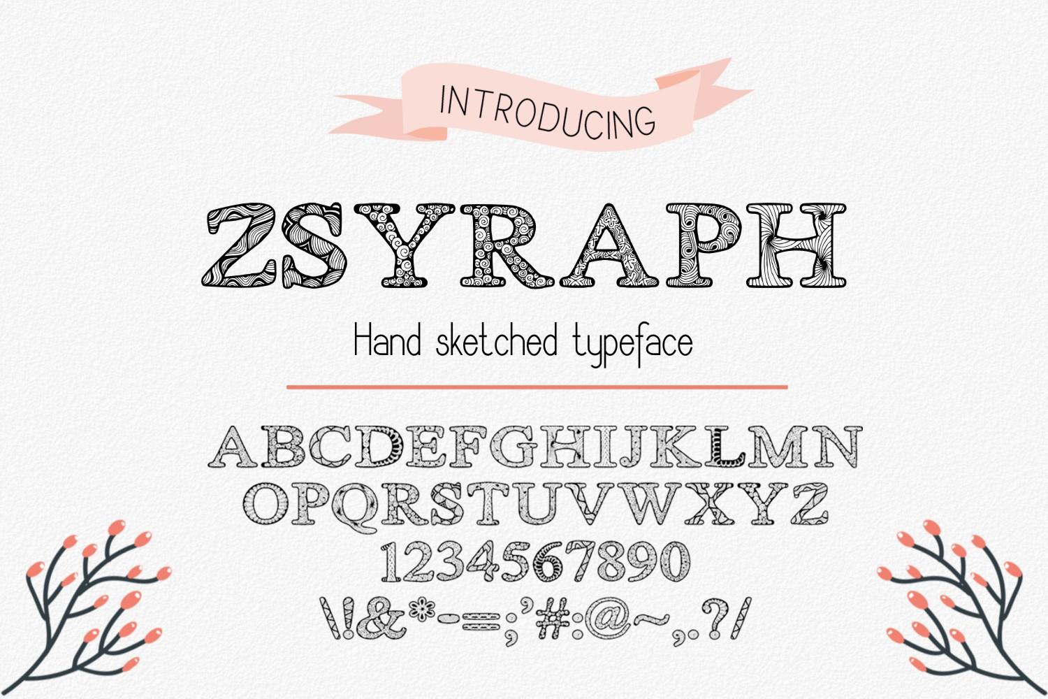 Zsyraph Font