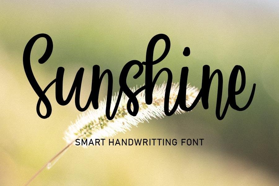 Sunshine Font