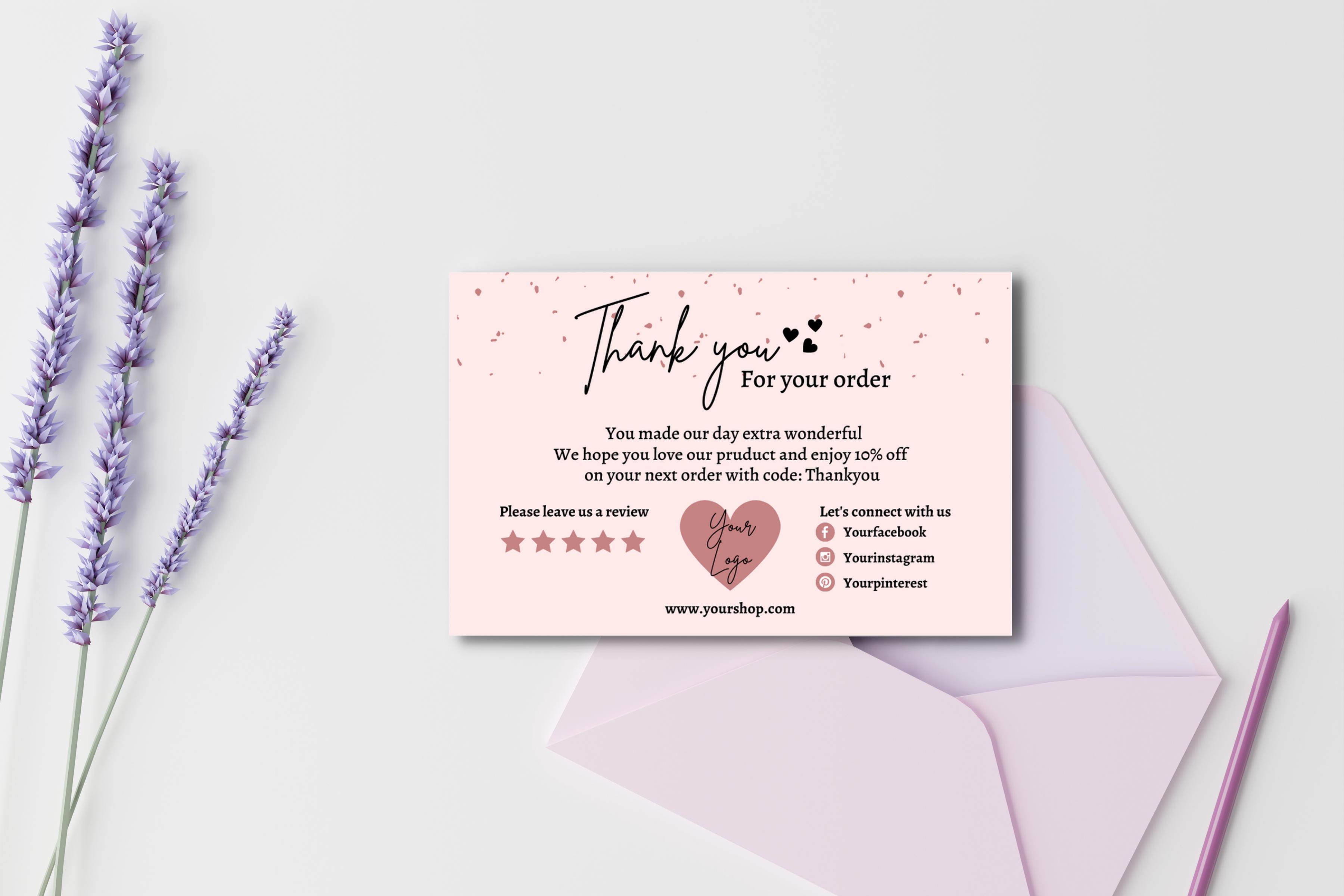Canva Thank You Card Template 34