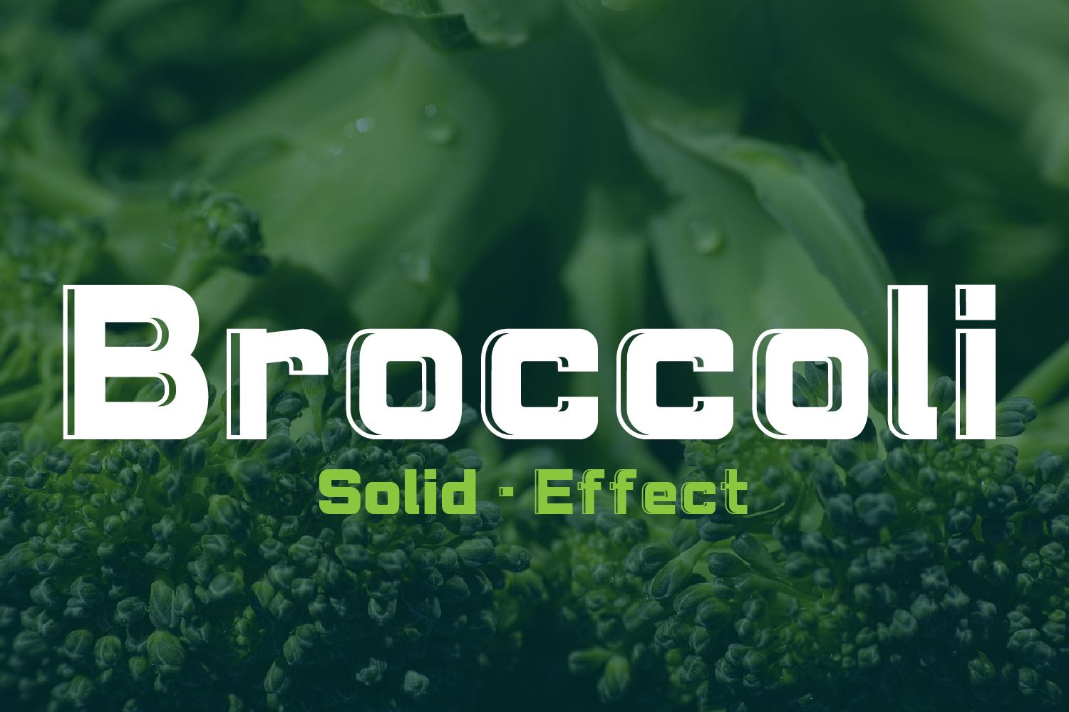 Brocolli Font