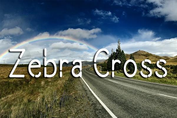 Zebra Cross Font