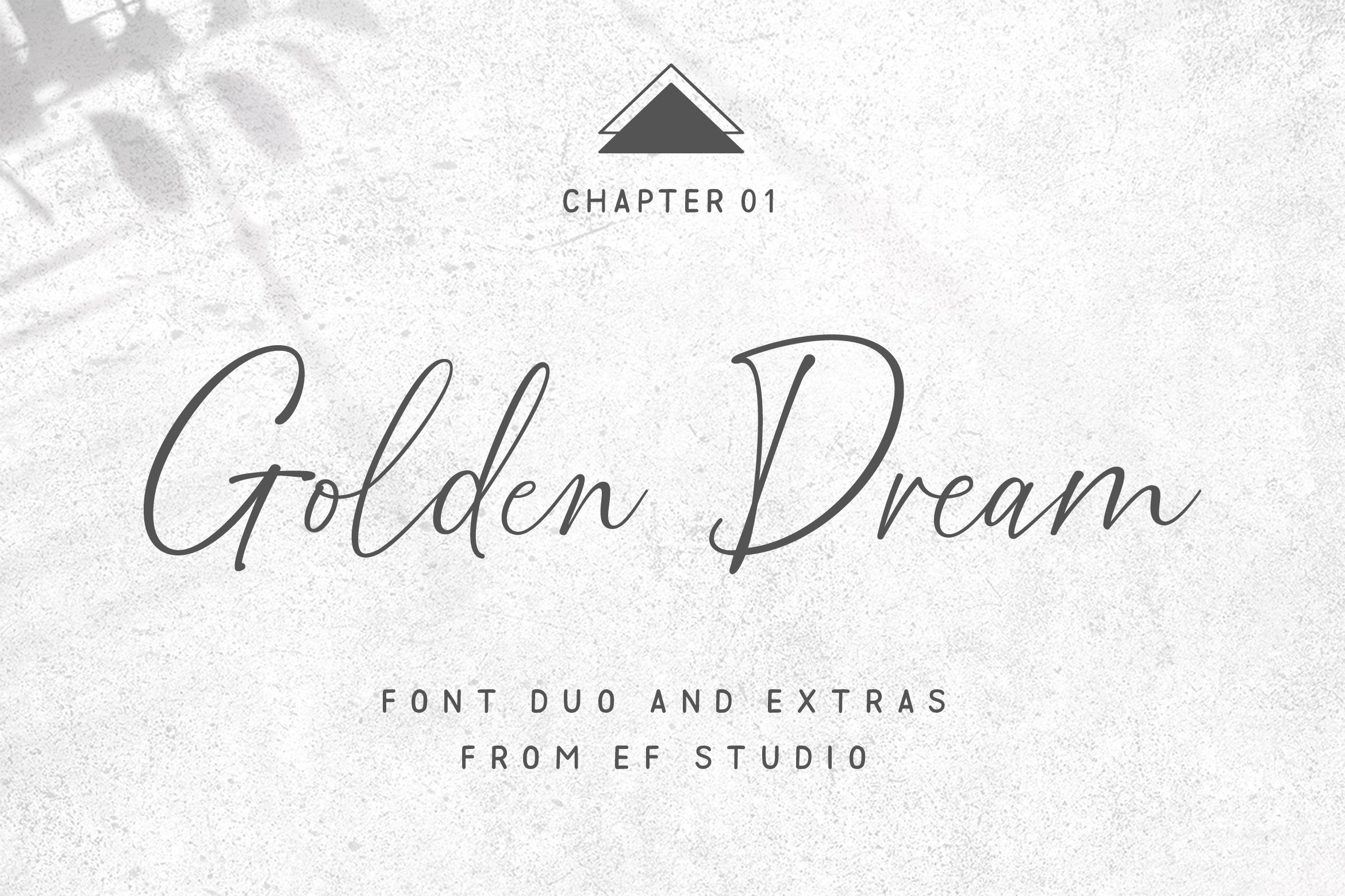 Golden Dream Duo Font