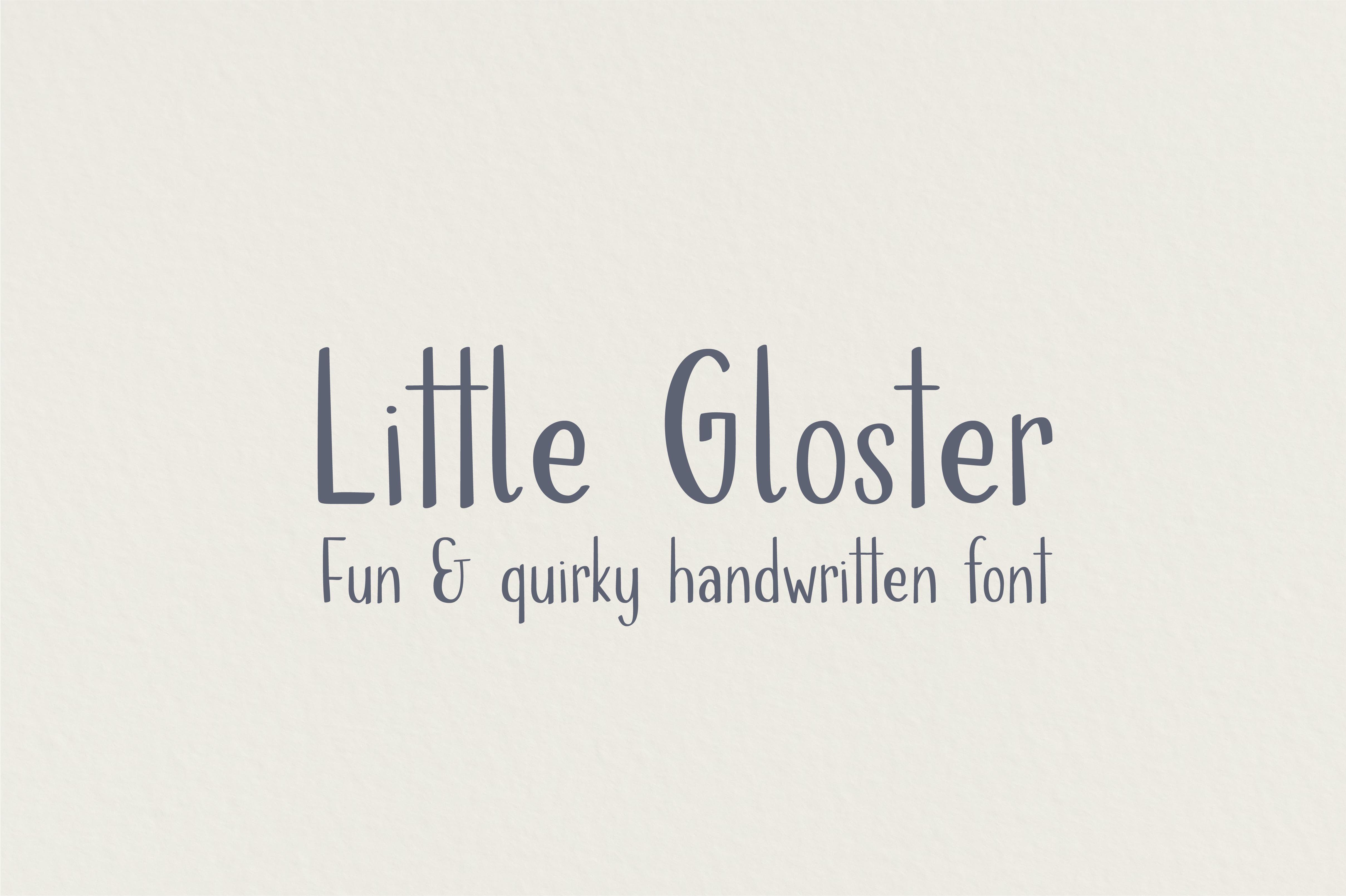 Little Gloster Font
