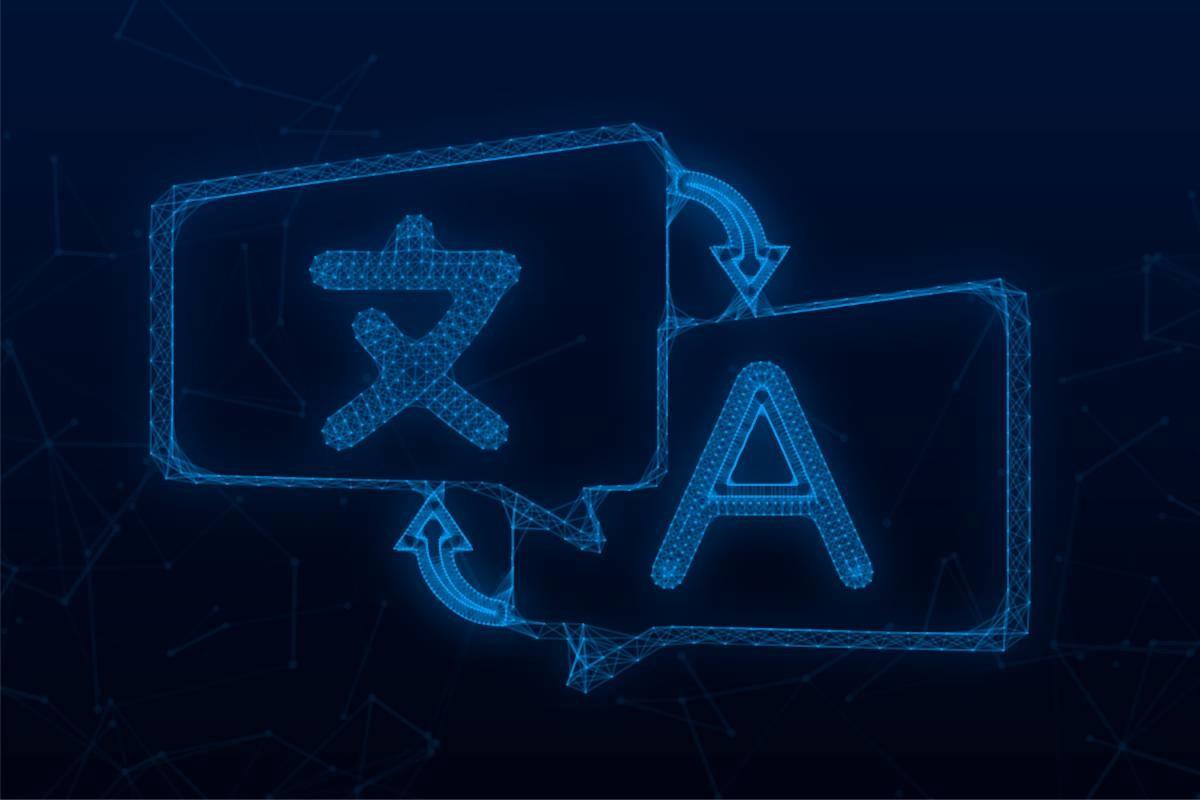 Online Translator Concept. Translator
