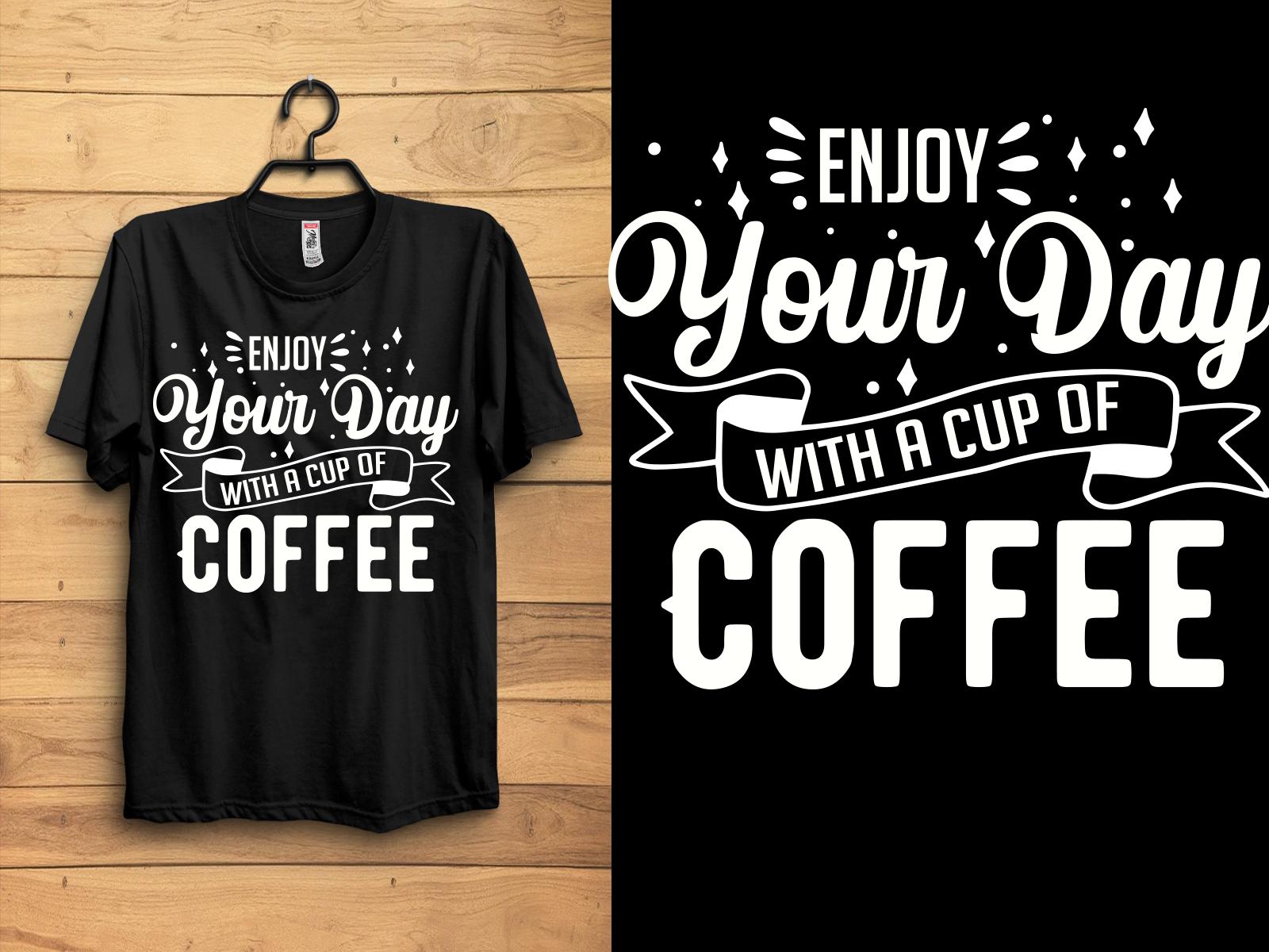 Coffee Typography T-shirt Design
